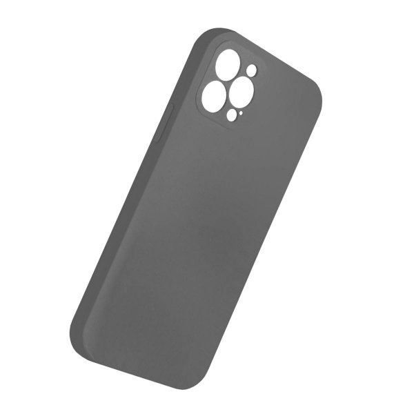 iPhone 12 Pro Max Deksel Silikon Svart