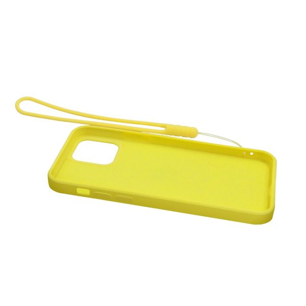 iPhone 12 Pro Max Deksel med Ringholder Gul