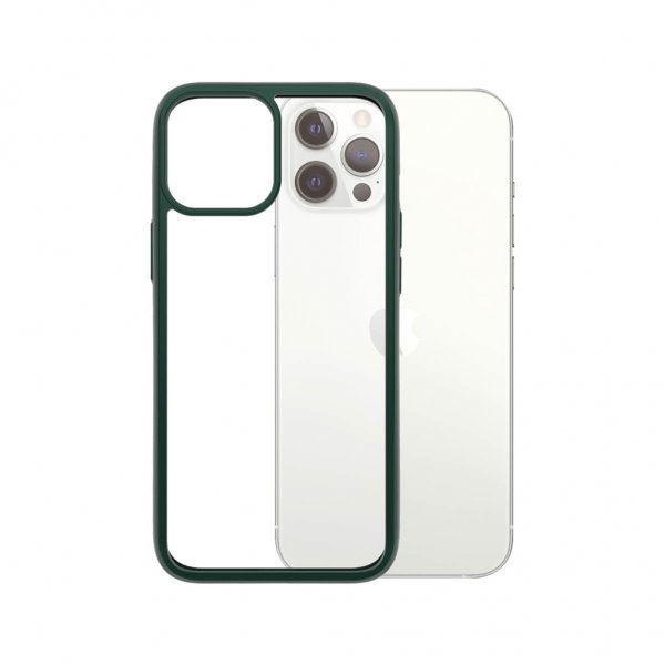 PanzerGlass iPhone 12 Pro Max Deksel ClearCase Color Racing Green