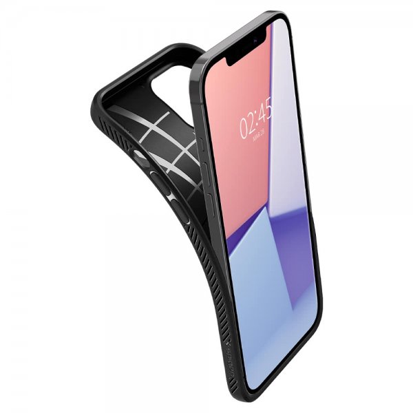 Spigen iPhone 12 Pro Max Deksel Liquid Air Matte Black
