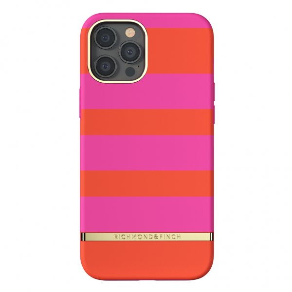 Richmond & Finch iPhone 12 Pro Max Deksel Magenta Stripe