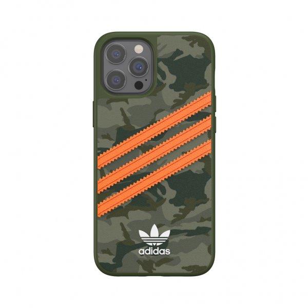 Adidas iPhone 12 Pro Max Deksel Moulded Case PU Camo/Signal Orange