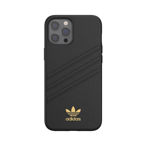 Adidas iPhone 12 Pro Max Deksel Moulded Case PU Premium Svart