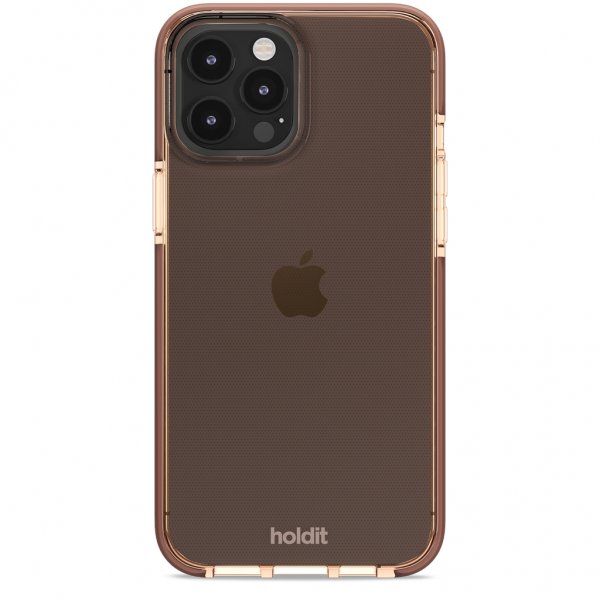 holdit iPhone 12 Pro Max Deksel Seethru Dark Brown