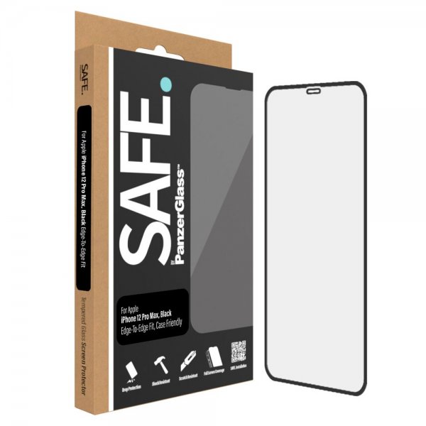 SAFE. by PanzerGlass iPhone 12 Pro Max Skjermbeskytter Edge-to-Edge Fit