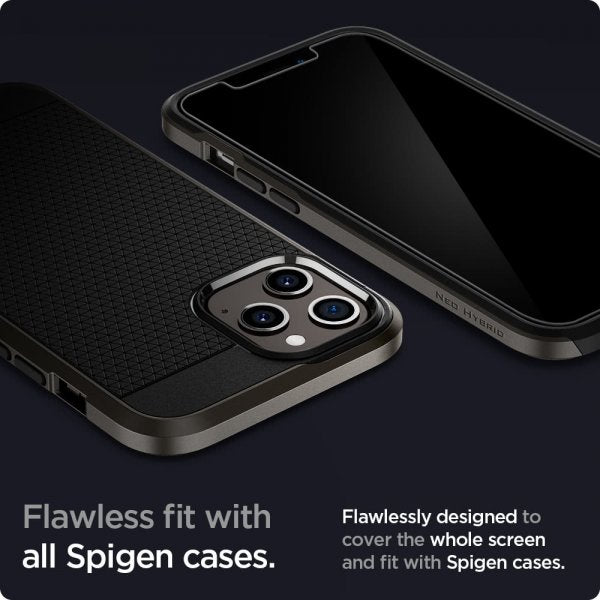 Spigen iPhone 12 Pro Max Skjermbeskytter GLAS.tR EZ Fit 2-pakning