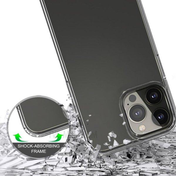Rvelon iPhone 12 Pro Max Deksel Støtsikker Transparent