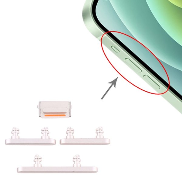 iPhone 12 Sideknapper - Lilla