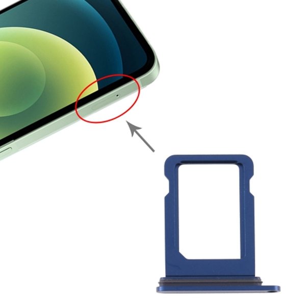 iPhone 12 SIM-kortholder - blå