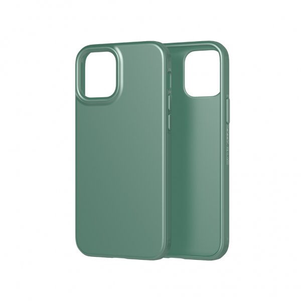 Tech21 iPhone 12/iPhone 12 Pro Deksel Evo Slim Midnight Green