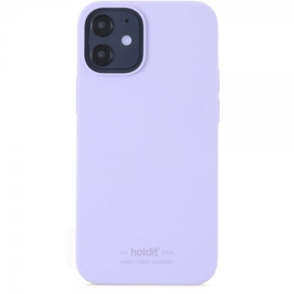 holdit iPhone 12 Mini Deksel Silikon Lavender