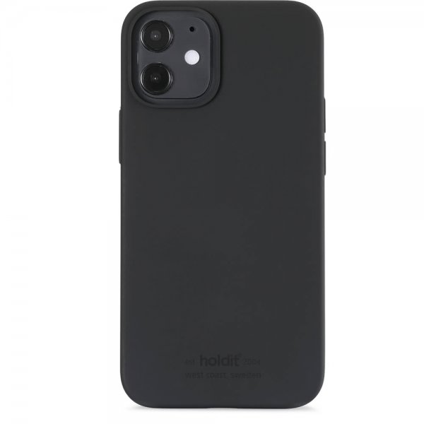 holdit iPhone 12 Mini Deksel Silikon Svart