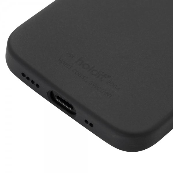 holdit iPhone 12 Mini Deksel Silikon Svart