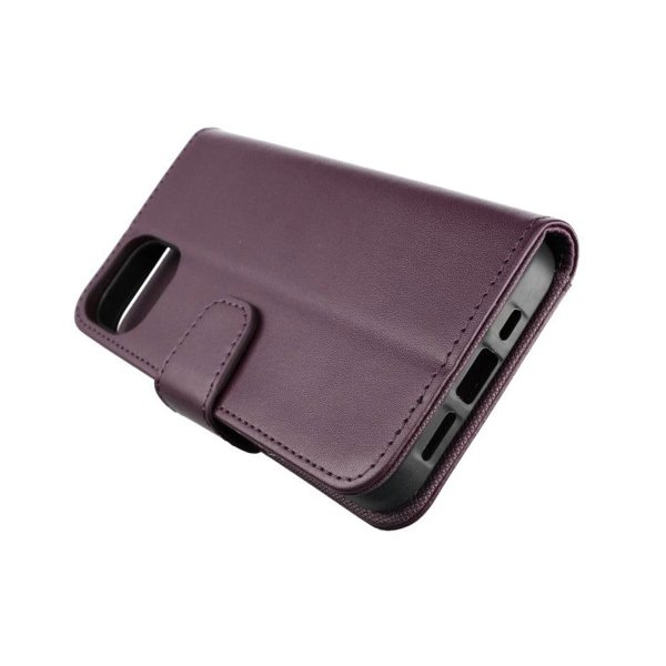 Rvelon iPhone 12/iPhone 12 Pro Etui Utbrettbar Kortlomme Lilla