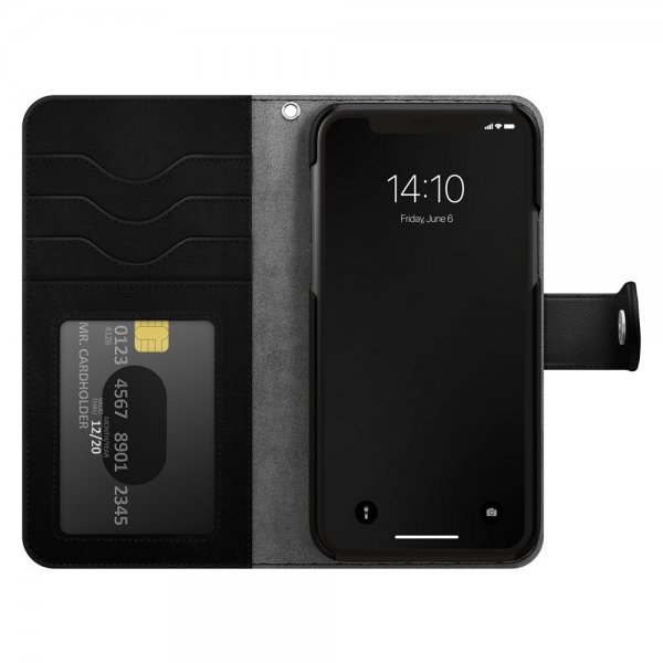 Ideal of Sweden iPhone 13/14/15/16e/17e Etui Magnet Wallet+ MagSafe Svart
