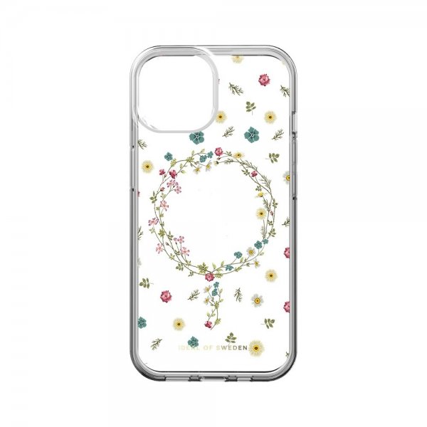 Ideal of Sweden iPhone 13/14/15/16e/17e Deksel Clear Case MagSafe Petite Floral