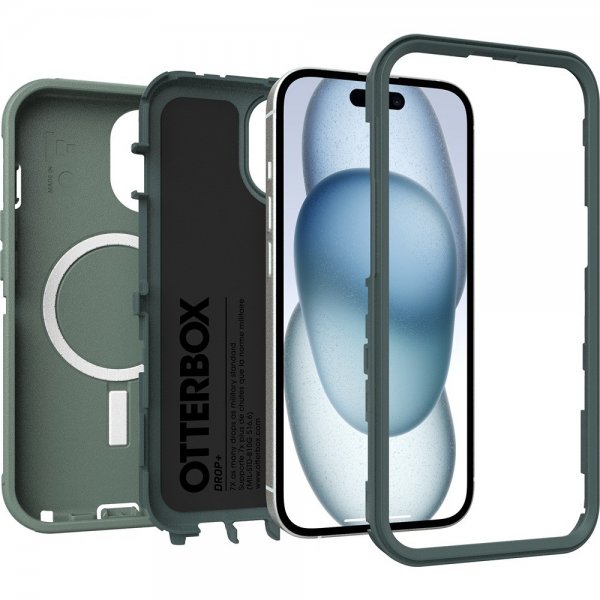 Otterbox iPhone 13/14/15/16e/17e Deksel Defender MagSafe Forest Ranger