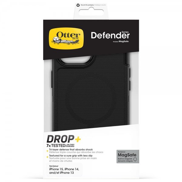 Otterbox iPhone 13/14/15/16e/17e Deksel Defender MagSafe Svart