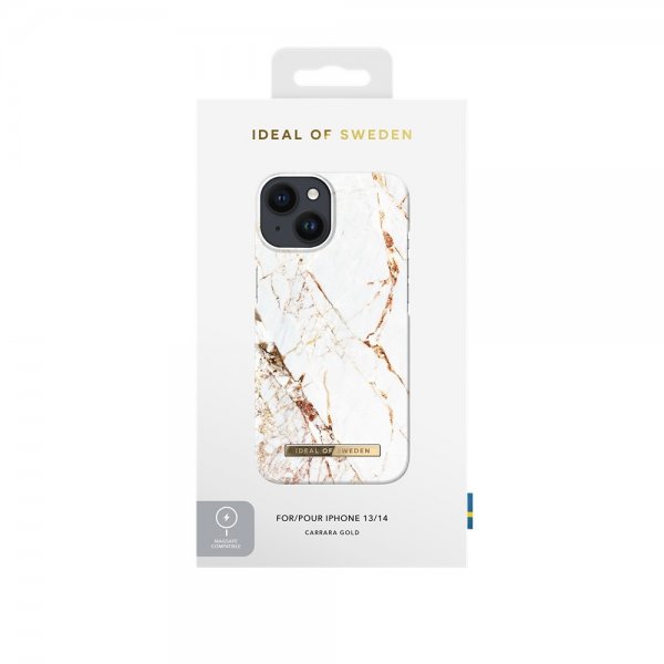 Ideal of Sweden iPhone 13/14/15/16e/17e Deksel Fashion Case MagSafe Carrara Gold
