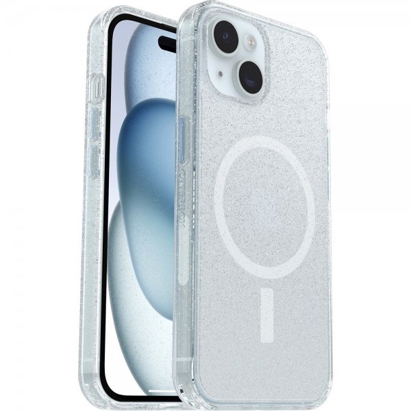 Otterbox iPhone 13/14/15/16e/17e Deksel Symmetry Clear MagSafe Stardust