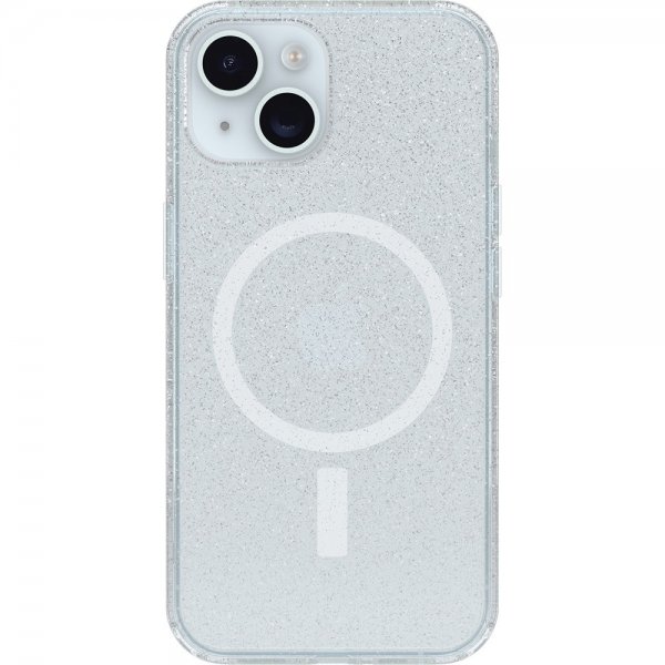 Otterbox iPhone 13/14/15/16e/17e Deksel Symmetry Clear MagSafe Stardust