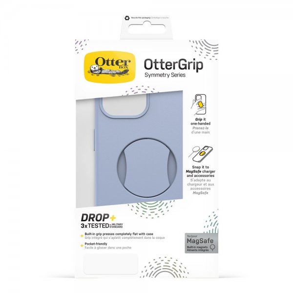Otterbox iPhone 13/14/15 Deksel OtterGrip Symmetry MagSafe You Do Blue