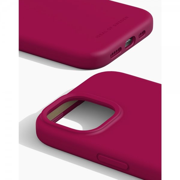 Ideal of Sweden iPhone 13/14/15 Deksel Silicone Case MagSafe Magenta