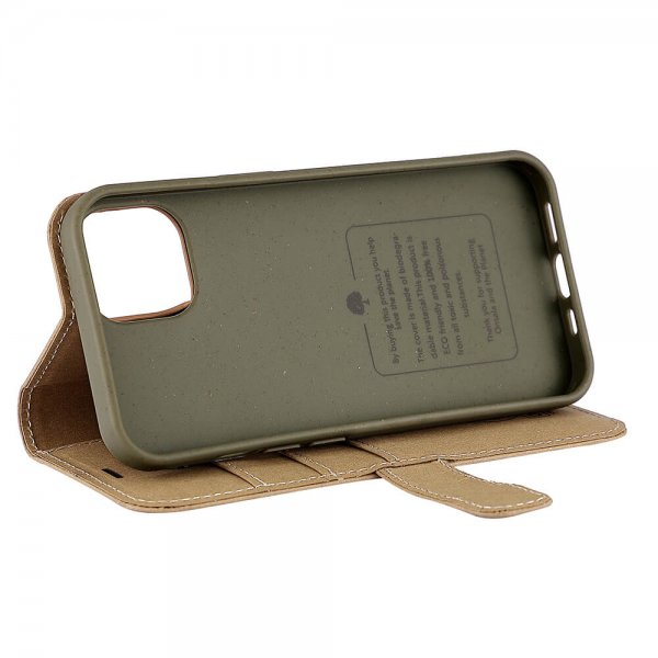 Onsala iPhone 13 Etui ECO Wallet Sand