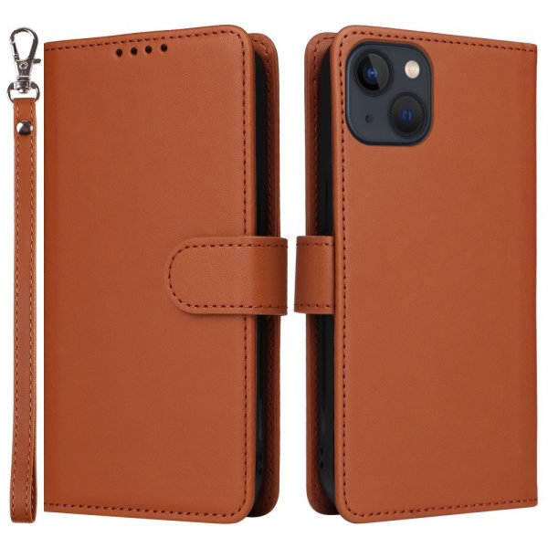 Betopnice iPhone 13 Etui Avtagbart Deksel 005 Brun