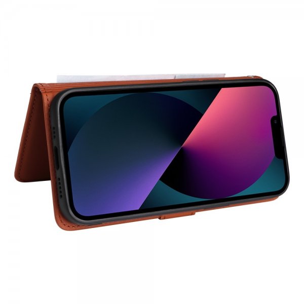 Betopnice iPhone 13 Etui Avtagbart Deksel 005 Brun