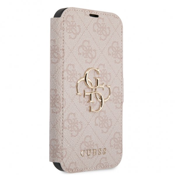 Guess iPhone 13 Etui Metal Logo Rosa