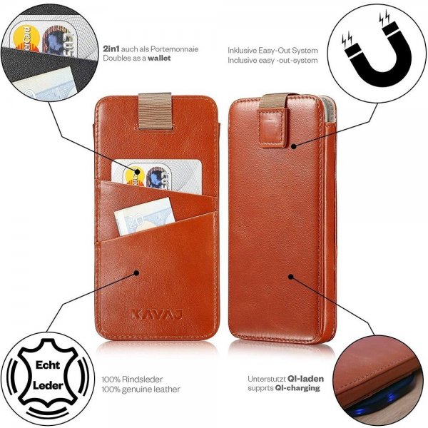 Kavaj iPhone 13 Etui Miami Brun