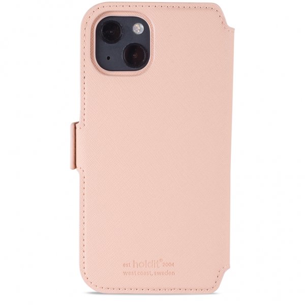 holdit iPhone 13 Etui Wallet Case Magnet Stockholm Rosa