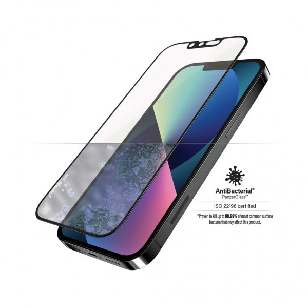 PanzerGlass iPhone 13/iPhone 13 Pro Skjermbeskytter Edge-to-Edge Anti-Bluelight
