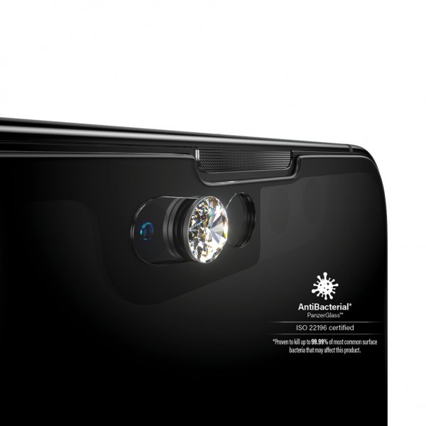 PanzerGlass iPhone 13/iPhone 13 Pro Skjermbeskytter Edge-to-Edge Swarovski CamSlider