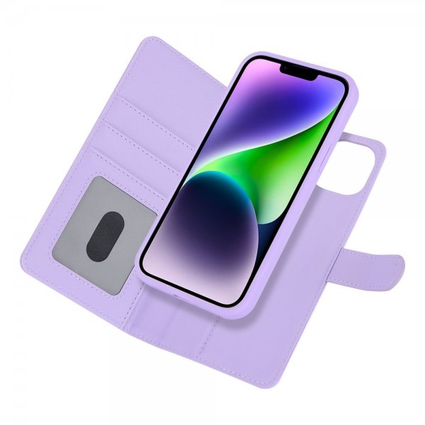 iPhone 13/iPhone 14 Etui Avtagbart Deksel MagSafe Lilla