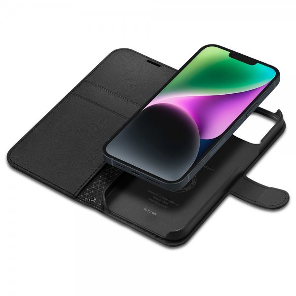 Spigen iPhone 13/iPhone 14 Etui Wallet S Svart