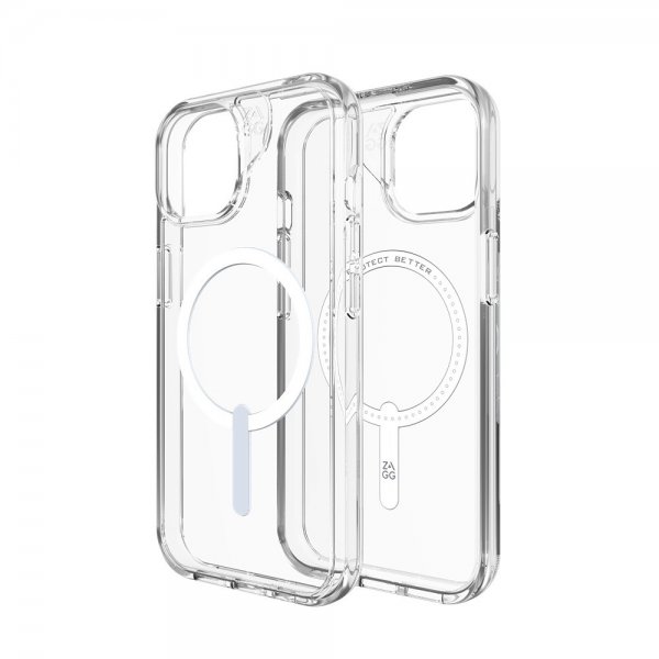 Zagg iPhone 13/iPhone 14/iPhone 15 Deksel Crystal Palace Snap Clear