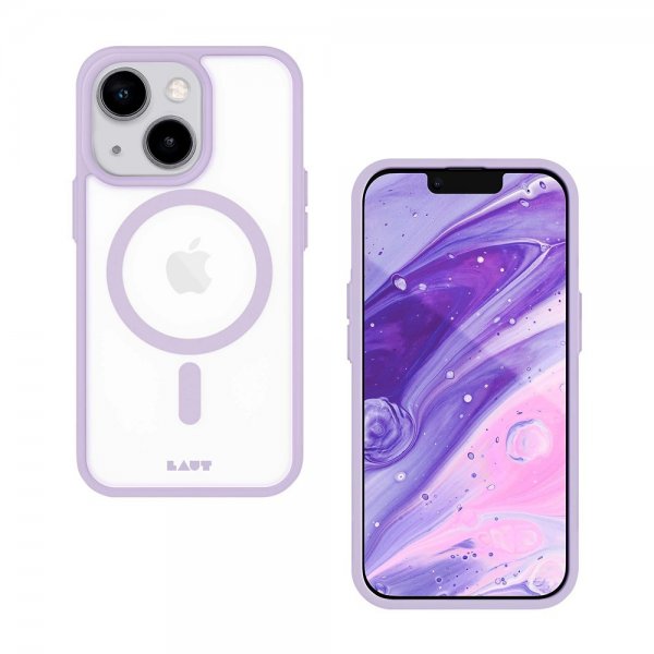 LAUT iPhone 13/iPhone 14 Deksel Huex Protect MagSafe Lavendel