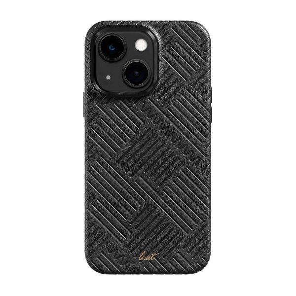 LAUT iPhone 13/iPhone 14 Deksel Motif MagSafe Black Lines