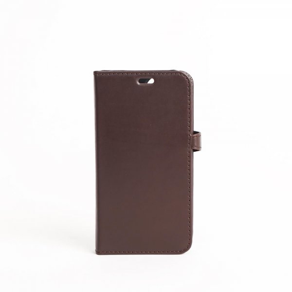 Buffalo iPhone 13 Mini Etui Buffalo Avtakbart Deksel Brun