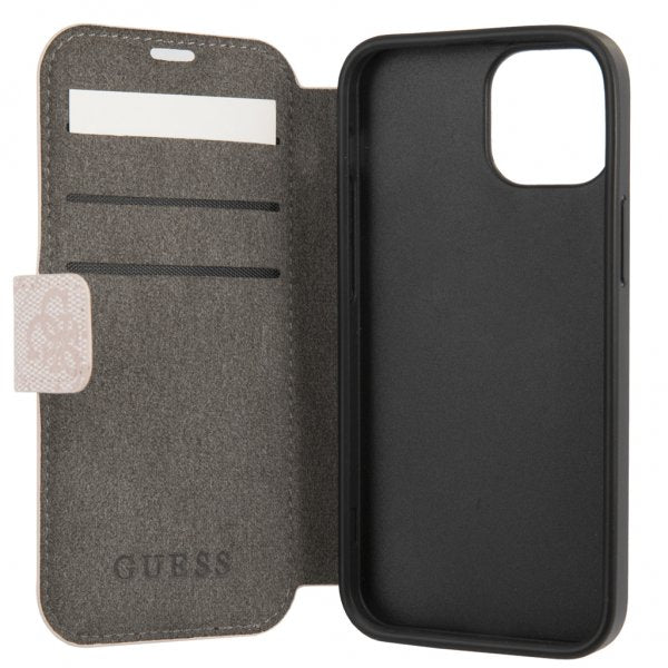 Guess iPhone 13 Mini Etui Metal Logo Rosa