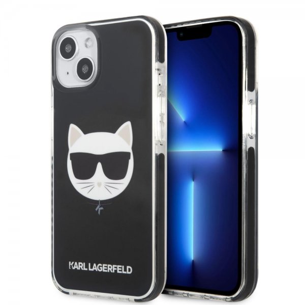 Karl Lagerfeld iPhone 13 Mini Deksel Choupette Svart