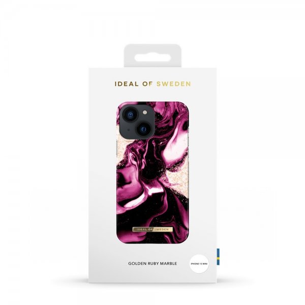 Ideal of Sweden iPhone 13 Mini Deksel Fashion Case Golden Ruby