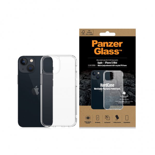 PanzerGlass iPhone 13 Mini Deksel HardCase Transparent