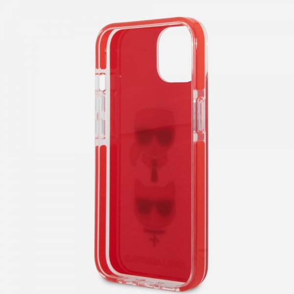 Karl Lagerfeld iPhone 13 Mini Deksel Karl & Choupette Rød