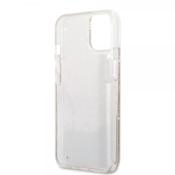 Guess iPhone 13 Mini Deksel Liquid Glitter Paisley Pattern Gull