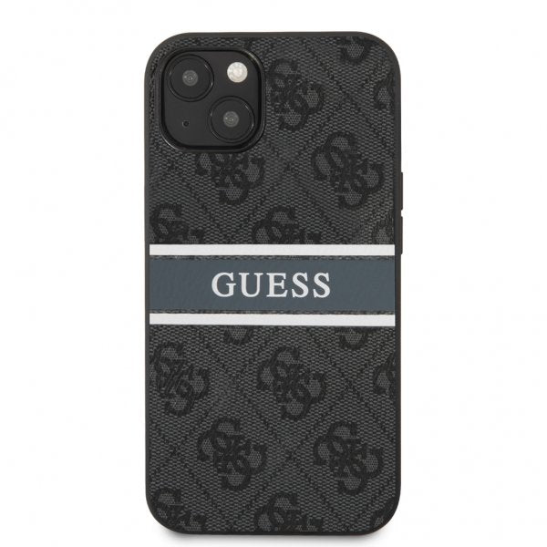 Guess iPhone 13 Mini Deksel Printed Stripe Grå