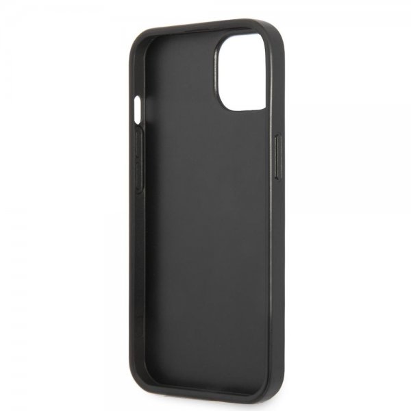 Guess iPhone 13 Mini Deksel Saffiano Double Cardslot Svart
