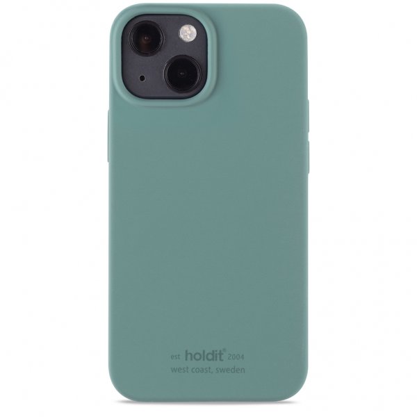 holdit iPhone 13 Mini Deksel Silikon Moss Green